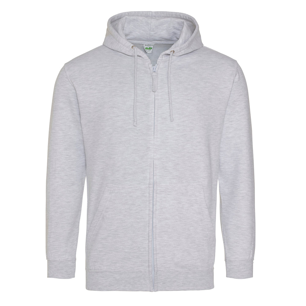 AWDIS Full Zip Hoodie - Ash