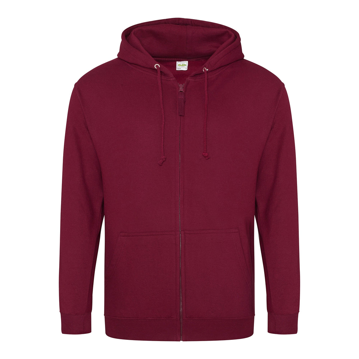 AWDIS Full Zip Hoodie - Burgundy