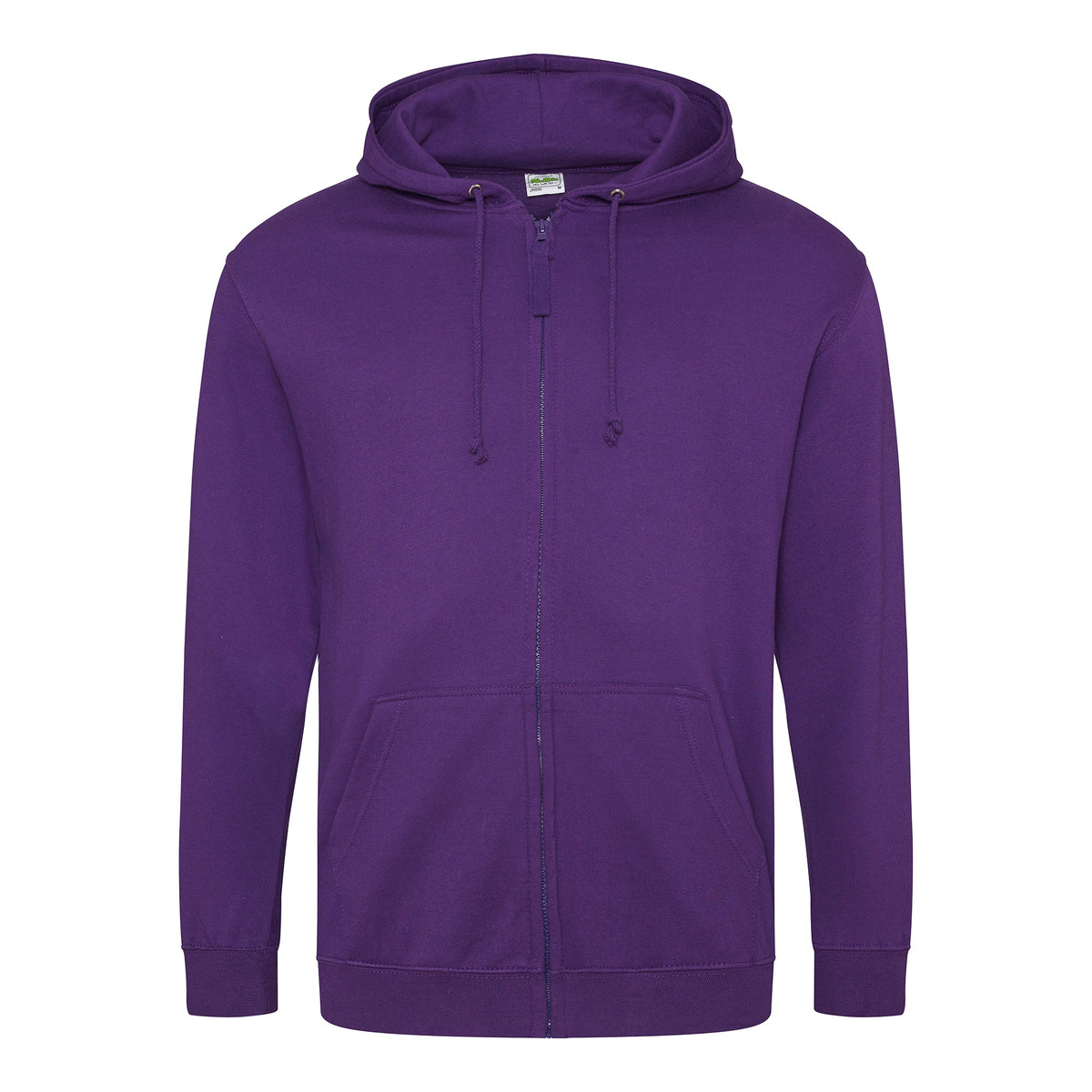 AWDIS Full Zip Hoodie - Purple