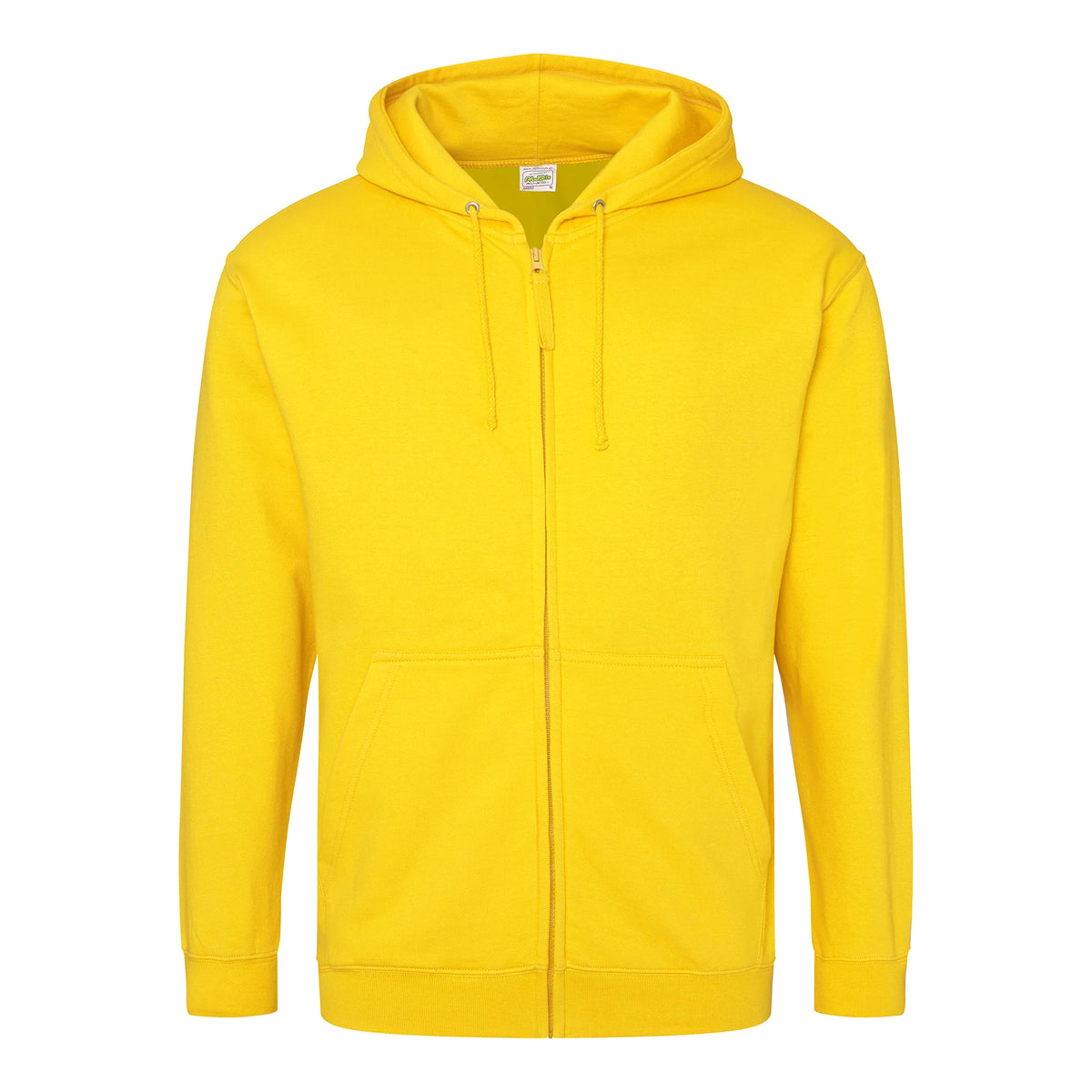 AWDIS Full Zip Hoodie - Sun Yellow