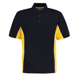 Contrast Polos Navy-Mid Yellow-White